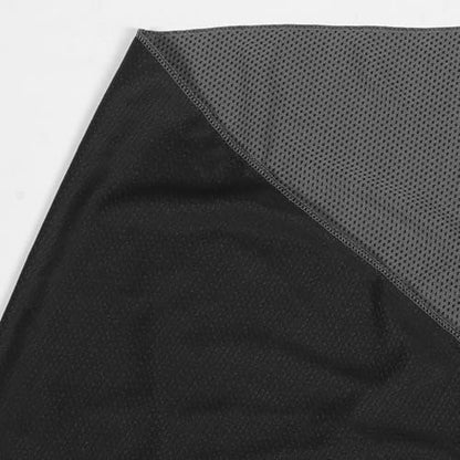 Quick Dry Sports Towel with Sweat Absorption, Comfortable Microfiber Fitness Towel for Camping, Hiking, Beach Use – Compact, Lightweight, Dark Gray with Mesh Bag
