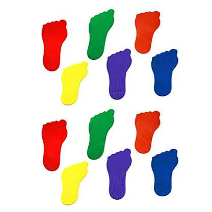 GSi Spot Markers – Non-Slip Non-Toxic Poly Spots – Floor Markers for PE, Sports & Classroom Activities - size: 2.⁠ ⁠Feet