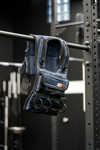 miR Air Flow Weighted Vest with Zipper Option 20lbs - 60lbs Solid Iron Weights Machine Washable. Workout Vest for Men and Women - size: 40lbs, style: Standard