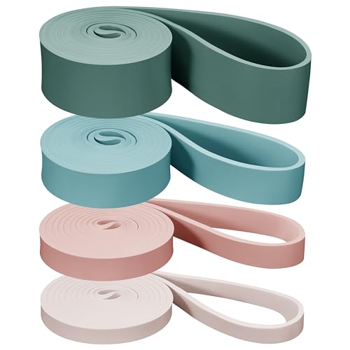 Retrospec Lift Resistance Pull Up Assistance Band Set for Working Out, Home Fitness, Toning, Stretching. Physical Therapy, Muscle Training & Exercise - Lightweight & Portable for Men & Women