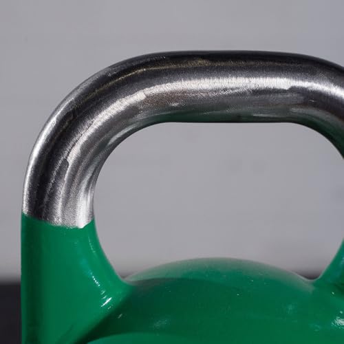 Titan Fitness Competition Kettlebell, Single Piece Casting, KG Markings, Full Body Workout - size: 62.0 Pounds