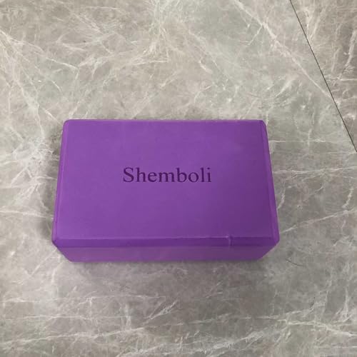 One Pack Yoga Block Soft Non-Slip Foam Blocks with Beveled Edges for Yoga Pilates Meditation Yogas Accessories for Stability Balance Deepen Stretches