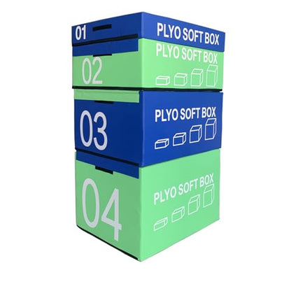 Jump Box, Soft Foam Box, Professional Physical Training Combination Box, Used for Home Gym and Outdoor Exercise. Suitable for Agility Training and Speed Training. - color: J