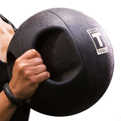 Body-Solid Exercise Medicine Balls, Heavy-Duty Non Slip Rubber Grip with Dual Handles Medicine Ball for Weights Training, Weightlifting & Core Workouts - size: 12 lbs.
