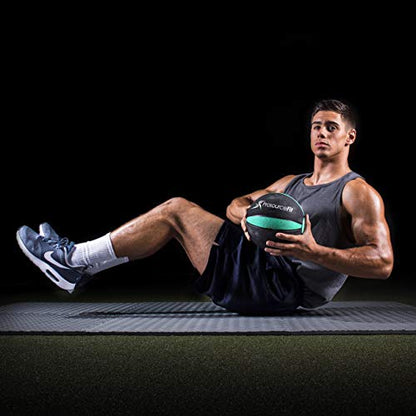 ProsourceFit Weighted Medicine Ball for Full Body Workouts - size: 8 LB