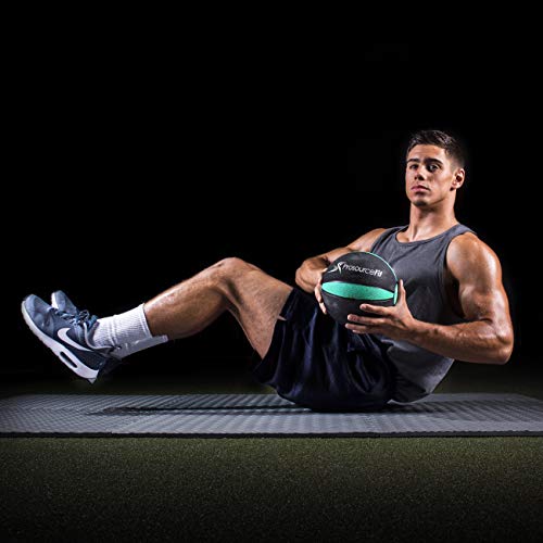 ProsourceFit Weighted Medicine Ball for Full Body Workouts - size: 8 LB