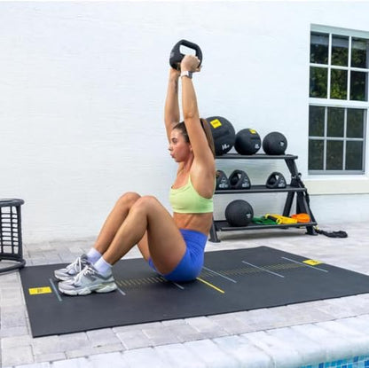 TRX YBell Neo Series 3-in-1 Kettlebell, Dumbbell and Push Up Bar Workout Equipment | Commercial Grade Neoprene Coated Surface | Perfect for Strength Training & Conditioning Workouts | Bundle - size: 108lbs 6-Pack