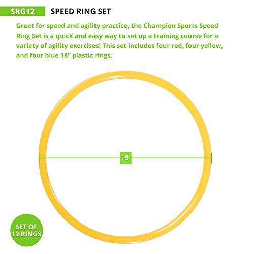 Champion Sports Speed Ring Set Multi-color, One Size