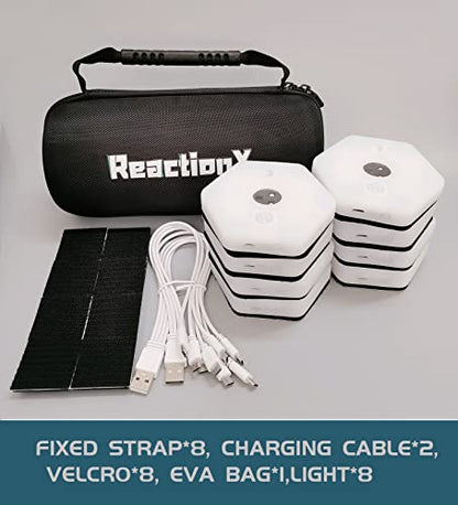 【queling】 ReactionX Reaction Training Light lamp Speed Agility Response Equipment Basketball Boxing fencingPhysical Rehabilitation of Flash Reflex traing System