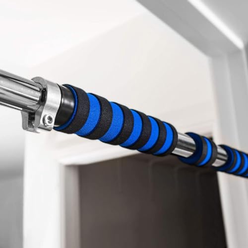Pull Up Bar for Doorway,Adjustable Portable Chin Up Bar Upper Body Workout,Comfortable Grips,No Screws Required Home Gym Equipment