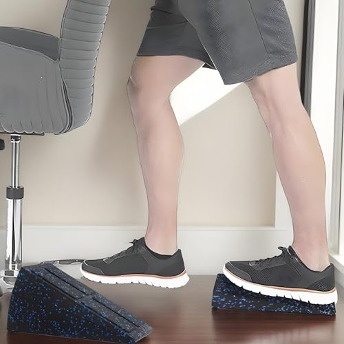 Calf Raise Block | Anti-Slip Foam Wedge Calf Stretcher - Incline Board for Squat | for Yoga Pilates Home Gym Recover Training Mobility