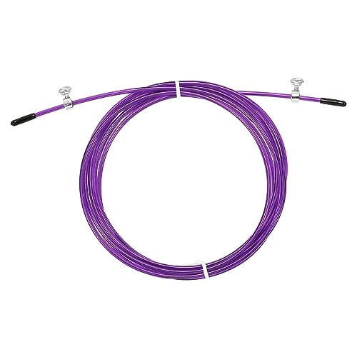 PATIKIL Speed Jump Rope Replacement Cable Professional Skipping Rope Steel Wire Replace for High Speed Jump Ropes - color: Purple