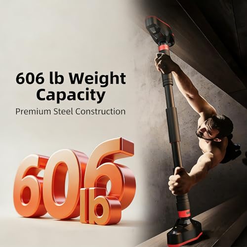 Adjustable Doorway Pull-Up Bar for Home Gym, Multi-Position Chin-Up & Pull-Up Bar for Upper Body Workouts
