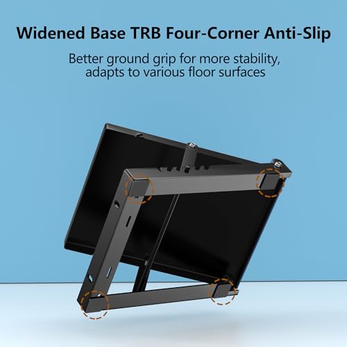 650lbs Steel Slant Board, 5-Angle Calf Stretcher for Plantar Fasciitis & Achilles Relief, Non-Slip Incline Board for Home Gym & Stretching