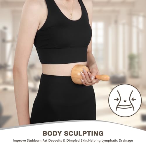 Wood Therapy Massage Tools 4-in-1, Wooden Lymphatic Drainage Massager Body Cellulite Remover, Professional Maderoterapia Kit Cellulite Massager for Body Sculpting,Contouring,Relief Muscle - style: 4 IN 1 Maderoterapia Kits
