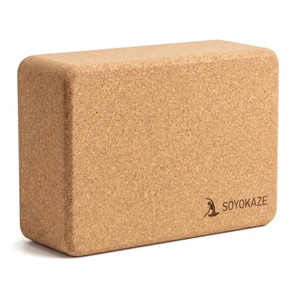 Cork Yoga Blocks,Natural Cork Soft Non-Slip Yoga Blocks for Women| Men