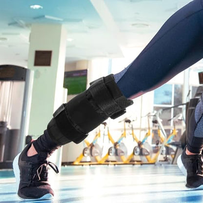Healifty Adjustable Breathable Ankle Weight Covers Oxford Cloth Leg Weights for Running and Sport Training, Portable Invisible Weighted Straps for Fitness and Exercise, Set to 8kg
