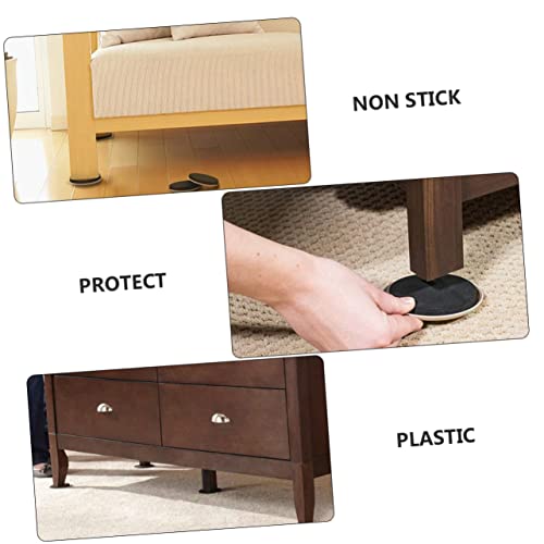 TEHAUX 16pcs Heavy Duty Furniture Glides Moving Pads Core Sliders Material for Moving No Scratch and Noise