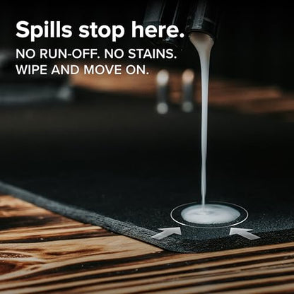 Premium Gun Cleaning Mat (3 Sizes) - 2X Thicker, Oil and Solvent Resistant - Non Slip, Perfect Gun Mat for Cleaning - (Handgun, Rifle and XL Firearms)