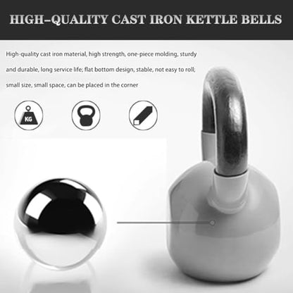 Kettlebell Weights Men's Professional Training Kettlebell, Gym Solid Cast Iron Competitive Kettle Bells, Muscle Training Equipment, Squat/Swing(Yellow-16kg) - color: Yellow-16kg