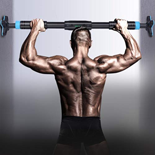 Hanging Horizontal Bar, No Screws Doorway-Adjustable Chin Up Bar, Corridor Upper Body Workout Bar, 85-115CM, Load 300KG