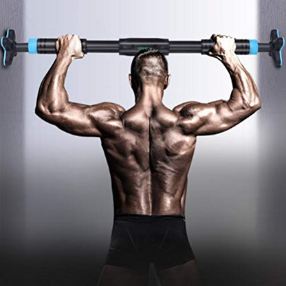 Hanging Horizontal Bar, No Screws Doorway-Adjustable Chin Up Bar, Corridor Upper Body Workout Bar, 85-115CM, Load 300KG
