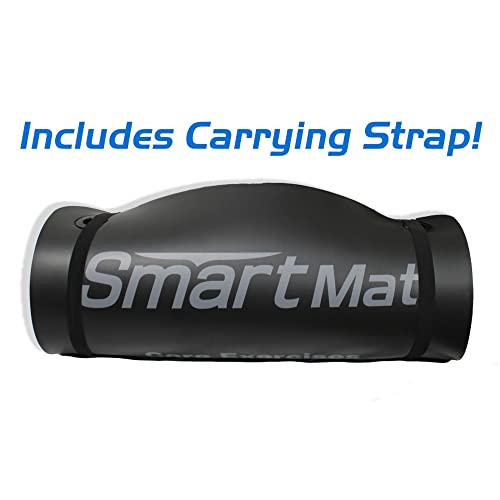 Prism Fitness Extra Thick Smart Self Guided Exercise Mat with 14 Core and 14 Stretching Exercises