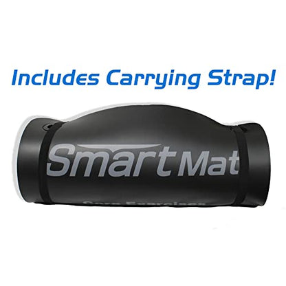 Prism Fitness Extra Thick Smart Self Guided Exercise Mat with 14 Core and 14 Stretching Exercises