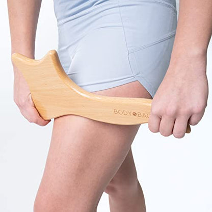 Body Back Wooden Gua Sha Massage Tool - Wood Therapy Lymphatic Drainage Tool - Gua Sha Cellulite Massager for Body Sculpting and Shaping - size: Gua Sha