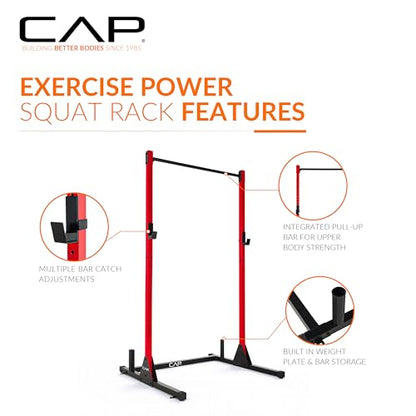 CAP Barbell Power Racks and Attachments - style: FM-905Q Red