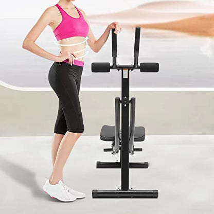 Ab Machine-Waist Cruncher-Core Toner, Ab Trainer Machine Shaper With Led Monitor,Abdominal Exercise Machine For Home,Full Body Workout/Three Level Adjustment,For Home Gym,Men&Women.