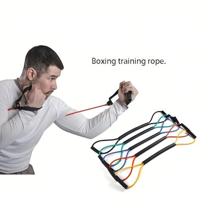 Boxing Resistance Bands for Strength and Speed Training, Boxing Training Equipment with Varied Resistance Levels Enhance Your Boxing Skills Fit for Fighters, Athletes and Fitness