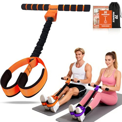 2026 Upgrade Pedal Resistance Bands with Handle - Multifunction Thickened Latex Tubes Foot Pedal Resistance Band - Fashion Puller Sit Up Equipment for Men Women for Full Body Exercise - 75LBS