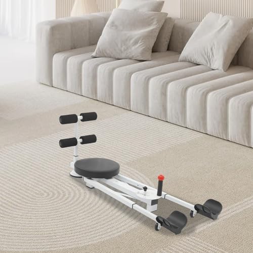66in Leg Stretcher for Splits Training, Multi-Function Stretching Machine with Sit-Up Bar, Black Alloy Frame Foam Pads, Home Gym Flexibility Equipment