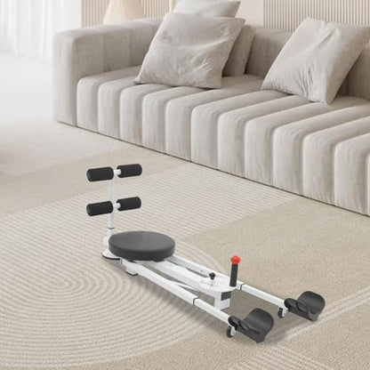 66in Leg Stretcher for Splits Training, Multi-Function Stretching Machine with Sit-Up Bar, Black Alloy Frame Foam Pads, Home Gym Flexibility Equipment