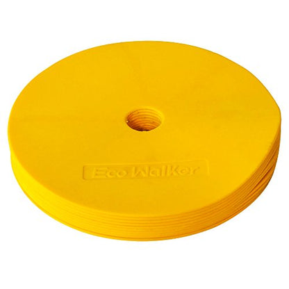 Flat Cones Spot Markers Soccer Basketball Sports Speed Agility Training - color: Red