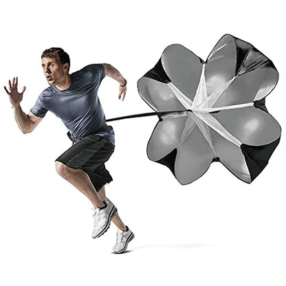 Resistance Parachute 57in Resistance Chute, Running Speed Training Resistance Parachute, with Adjustable Strap, for Fitness Explosive Power Training