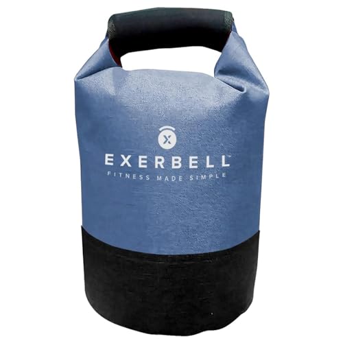 Foldable Adjustable Kettlebell 4-30lbs – Portable Water Sandbag Functional Strength Tool – Soft Floor-Friendly Mobility Gear for Home Gym Travel – Leak-Resistant Load with Internal Scale - color: Ocean Blue