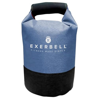 Foldable Adjustable Kettlebell 4-30lbs – Portable Water Sandbag Functional Strength Tool – Soft Floor-Friendly Mobility Gear for Home Gym Travel – Leak-Resistant Load with Internal Scale - color: Ocean Blue