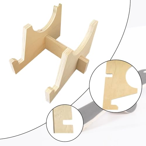 Colaxi Balance Board Storage Rack Roller Board Storage Stand Wooden Equipment Organization for Office, Home, Gym, Exercise