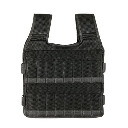 Leepesx Max Loading 15kg/35kg Adjustable Vest Weight Exercise Weight Loading Cloth Strength Training with 6kg Leg Weight 5kg Arm Weight (Empty)