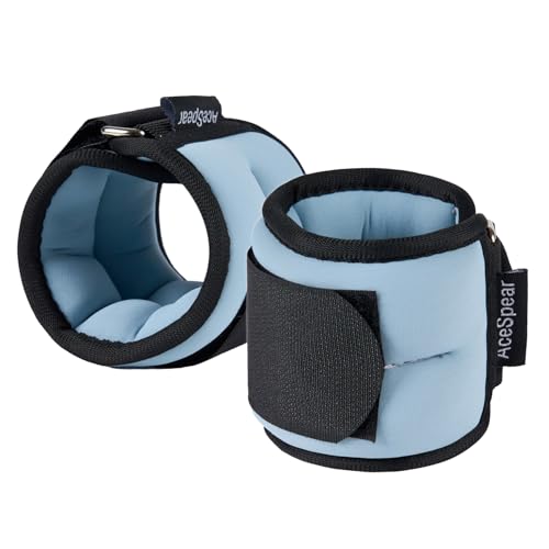 Ankle Weights Sets for Men Women Kids 1lb 2lb 3lb 4lb 5lb Leg Weights Arm Wrist Weights Gym for Foot Exercise Training Workout Walking Jogging Yoga - color: Blue, size: 3 lbs x 2