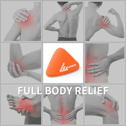 Trigger Massage Point, Manual Massage Ball, Hip Hook, Muscle Knot Release Tool, Deep Tissue Relief, Hip Flexor Iliacus Back Psoas Hand Foot Myofascial, Physical Therapy, 2.9 inｘ2.1 in（Orange） - style: 01 - Trigger Orange