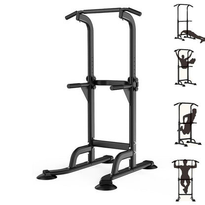 Power Tower for Home Gym, Pull Up and Dip Station - Adjustable Freestanding Chin Up Bar with 300 Lbs Capacity | Multi-Function Workout Machine for Calisthenics, Strength Training