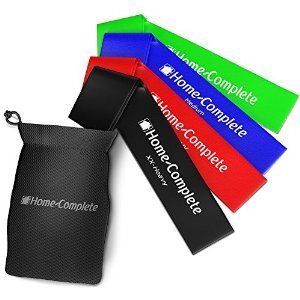Resistance Bands for Working Out - Workout Band Loop - Exercise Bands with 4 Levels for Toning, Stretching or Physical Therapy by Home-Complete