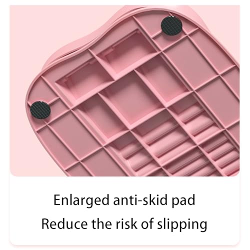 Plastic Incline Board Suitable for a Variety of Surfaces Support 800lbs Foldable Slant Board PP Material Stretching Equipment (Blue)