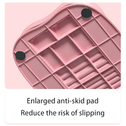 Plastic Incline Board Suitable for a Variety of Surfaces Support 800lbs Foldable Slant Board PP Material Stretching Equipment (Blue)