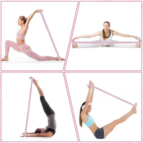 Multi Loop Stretch Band 11 Loops Stretch Band Yoga Strap Physical Stretching Strap Durable Stretching Equipment for Yoga Pilates Ballet Latin Workouts Flexibility Exercise