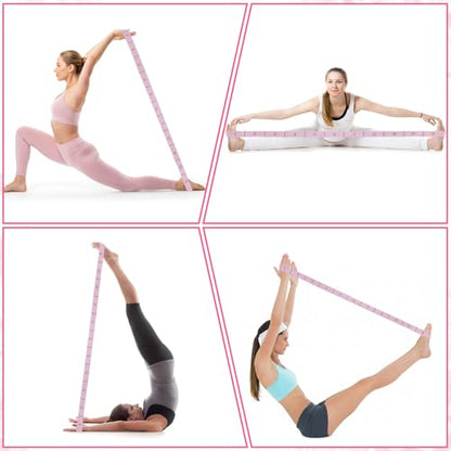 Multi Loop Stretch Band 11 Loops Stretch Band Yoga Strap Physical Stretching Strap Durable Stretching Equipment for Yoga Pilates Ballet Latin Workouts Flexibility Exercise