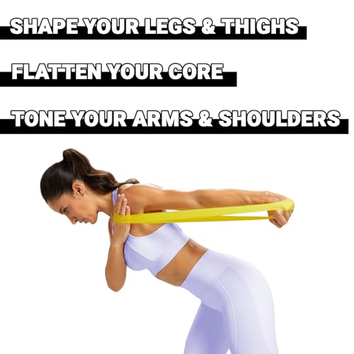 Beachbody Resistance Bands for Booty and Thigh Workouts, Unisex Strength Workout Exercise Loops for Women & Men, Light, Medium & Heavy Resistance Levels, 12 Inch, 3 Pack